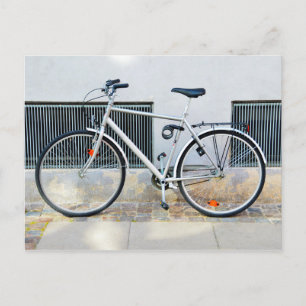 Carte Postale Vélo gris, Copenhague, Danemark