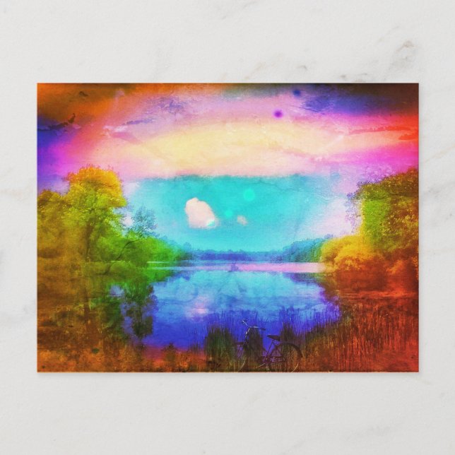 Carte postale Vélo par Kent Lake Colours (Devant)