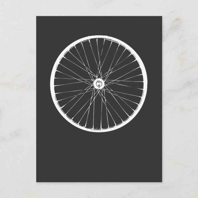 Carte Postale Vélo Roue vélo pneus vélo VTT vélo vélo (Devant)