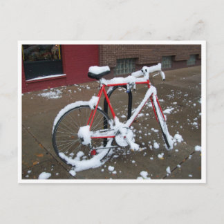 Carte Postale Vélo Rouge