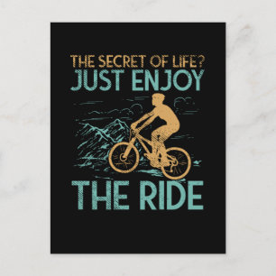 Carte Postale Vélo tout terrain cycliste