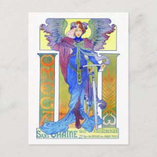 Carte postale : Vélo Vintage Ad- Henri Thiriet