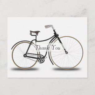 Carte Postale Vélo Vintage Merci