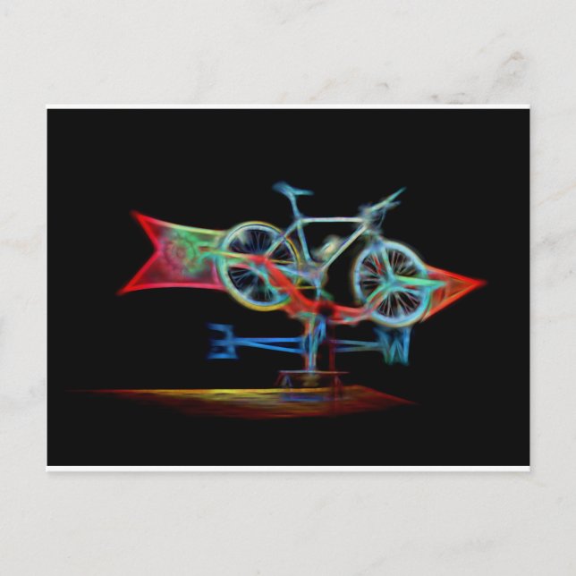 Carte Postale Vélo Weathervane (Devant)