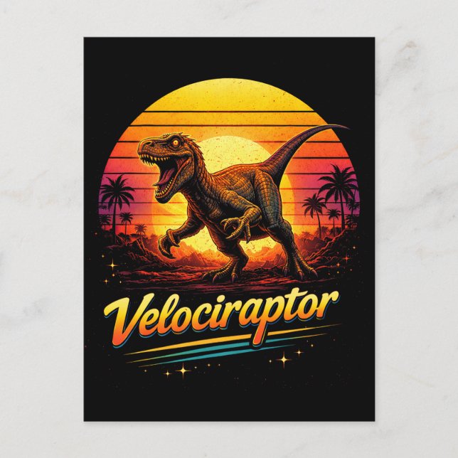Carte Postale Vélociraptor (Devant)