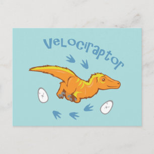 Carte Postale Velociraptor mou