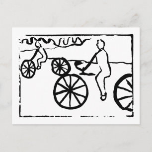 Carte postale Vélos