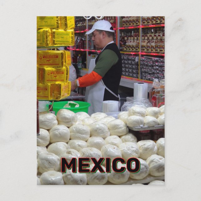 Carte Postale Vendeur De Fromages En Oaxaca, Mexique (Devant)
