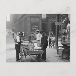 Carte Postale Vendeur de palourdes dans Mulberry Street, 1900