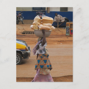 Carte Postale Vendre du pain au Ghana