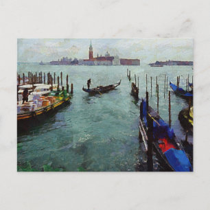 Carte Postale Venetian Gondolier