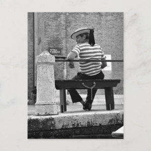 Carte postale Venetian Gondolier