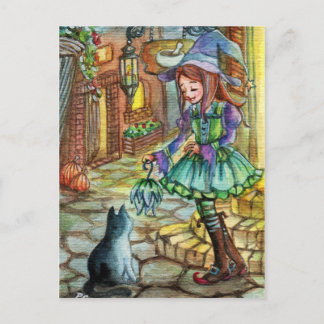 Carte Postale Venez avec moi Kitty