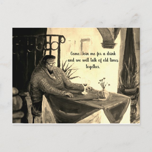 Carte Postale Venez, parlons du temps jadis (Devant)