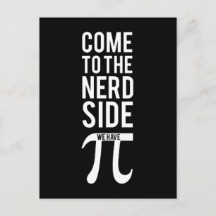 Carte Postale Venez Sur Le Côté Nerd