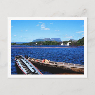 Carte Postale Venezuela Jungle Paysage avec bateaux