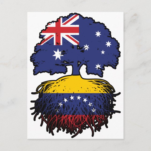 Carte Postale Venezuela Vénézuélien Australie Arbre (Devant)