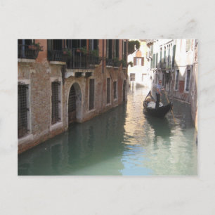 Carte Postale Venice gondolier - postcard