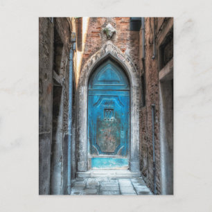 Carte postale Venice Italie Porte bleue