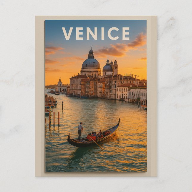 Carte Postale Venice – The Floating City of Dreams (Devant)
