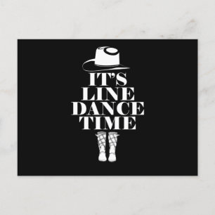 Carte Postale Venin de Its Line Dance Time Line Dancing Music Bo