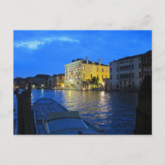 Carte Postale Venise - Grand Canal de nuit