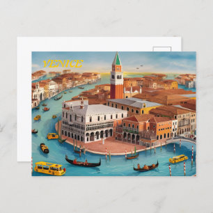 Carte Postale Venise Italie