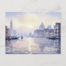 Venise Italie Voyage Souvenir Aquarelle