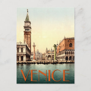 Carte Postale Venise La Piazzetta Grand Canal Italie