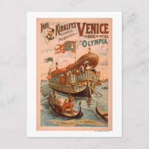 Carte Postale Venise, Mariée de la Mer à Olympia Gondolas 3