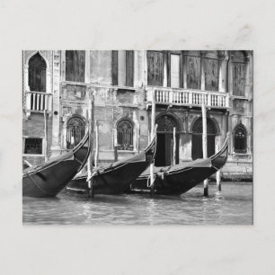 Carte postale Vénitienne Gondolas