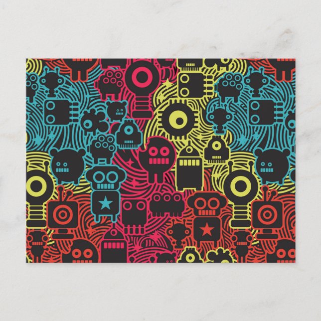 Carte Postale Vent de robots (Devant)