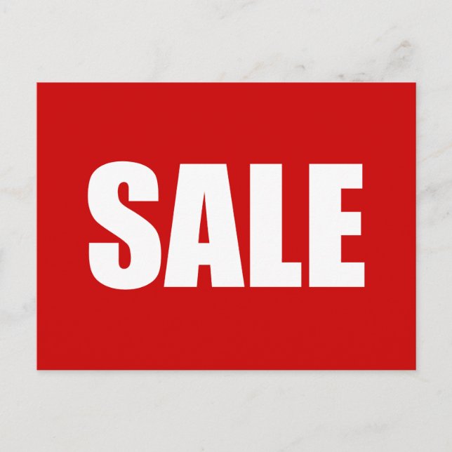 CARTE POSTALE VENTE (Devant)