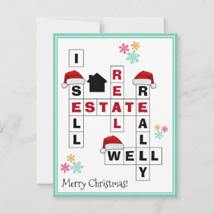 Carte Postale Vente immobilière marketing NOËL