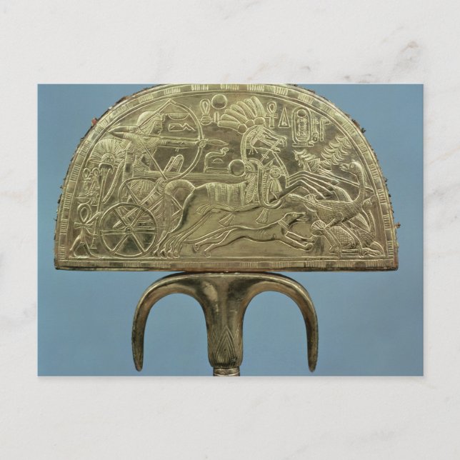 Carte Postale Ventilateur de plumes d'autruche de la Tombe de (Devant)