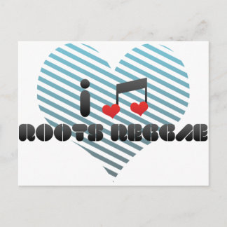 Carte Postale Ventilateur de reggae des racines