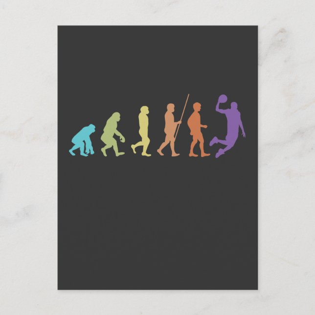 Carte Postale Ventilateur Sport de balle Evolution du joueur de  (Devant)