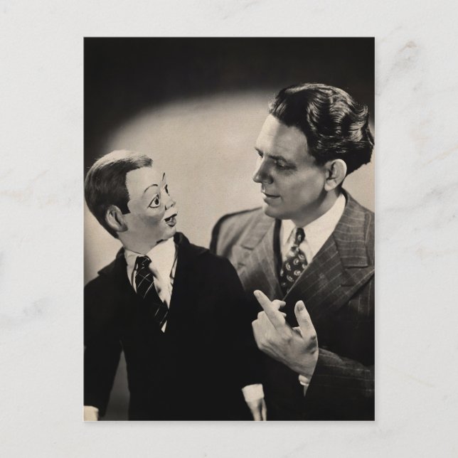 Carte postale Ventriloquist Dummy (Devant)
