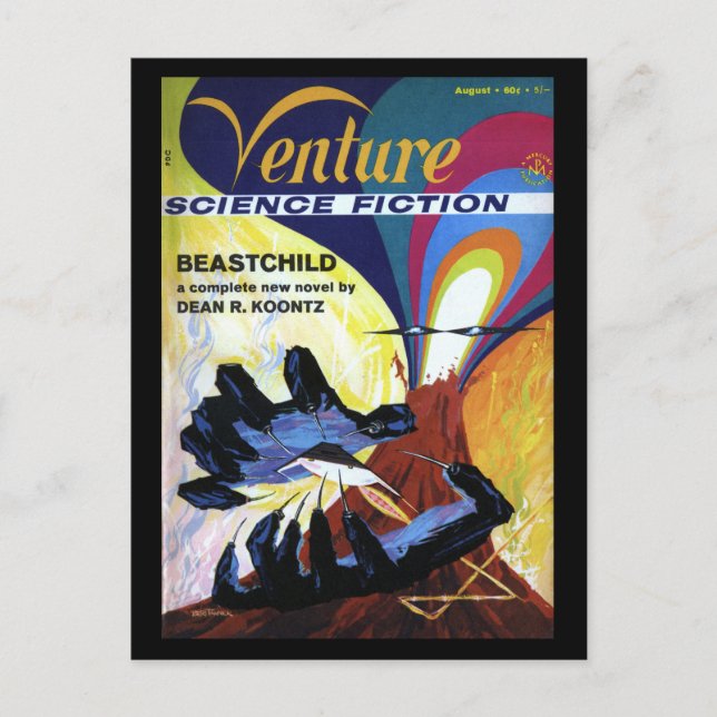 Carte Postale Venture Science Fiction v04 n03 (1970-08.Mercury)_ (Devant)