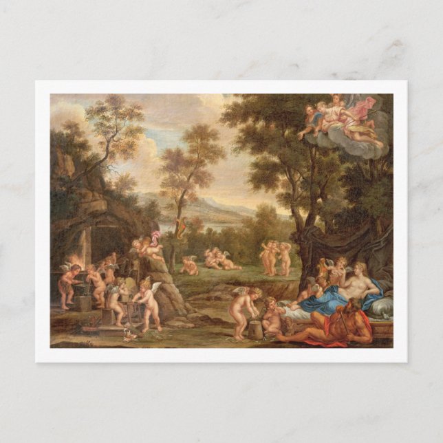 Carte Postale Vénus dans la Forge de Vulcan, 18ème siècle (Devant)