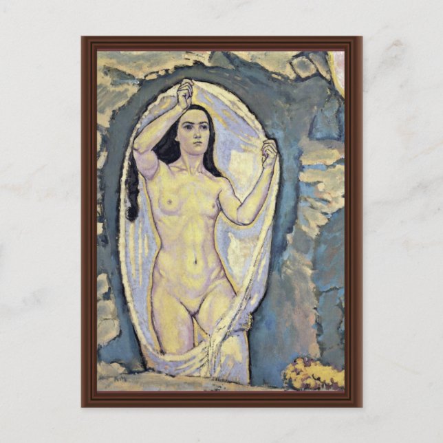 Carte Postale Vénus Dans La Grotte De Moser Koloman (Meilleure Q (Devant)