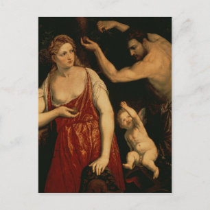 Carte Postale Vénus et Mars, années 1550