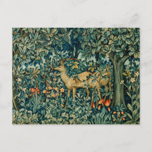 Carte Postale VERDURE, LES ANIMAUX FORESTIERS FONT Noël Floral
