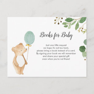 Carte Postale Verdure on peut attendre des livres pour bébé