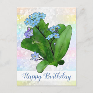 Carte Postale Vergissmeinicht