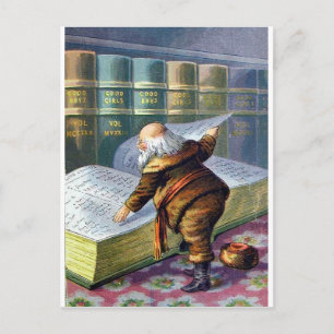 Carte Postale Vérification de sa liste