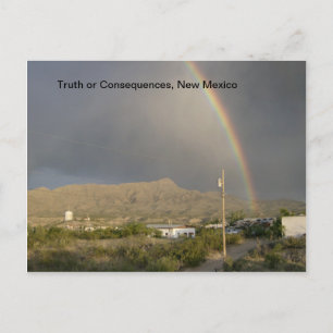 Carte Postale Vérité ou conséquences, arc-en-ciel NM