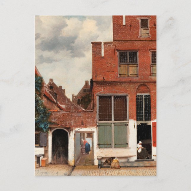 Carte Postale Vermeer - La petite rue (Devant)