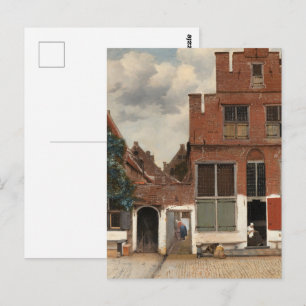 Carte Postale Vermeer - Le Little Street Fine Art