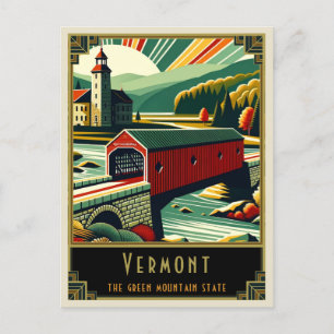 Carte Postale Vermont   Art déco